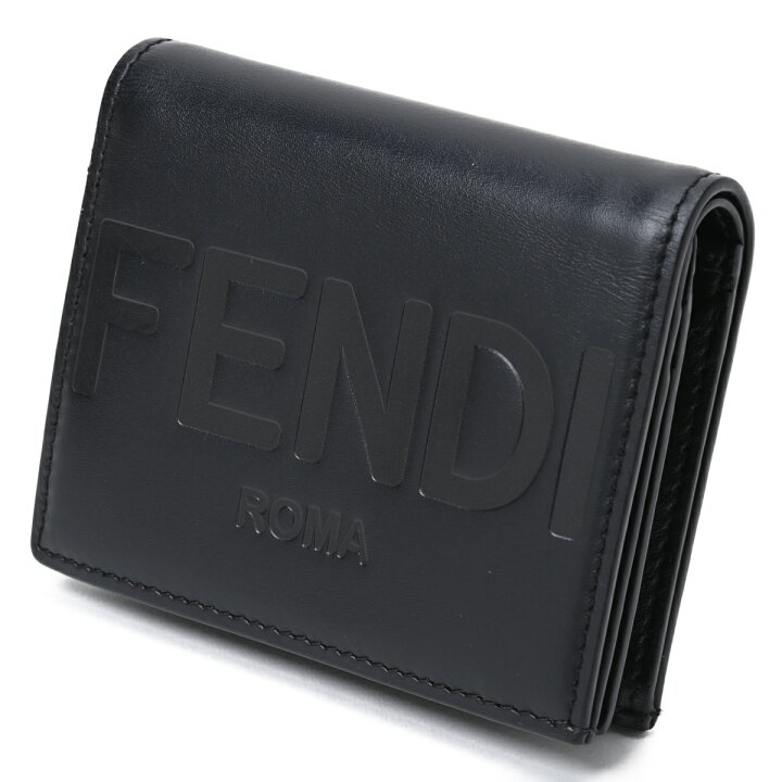 フェンディ/FENDI 二つ折り スモール ウォレット / コンパクト 財布  