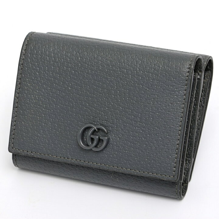 楽天市場】【中古】 グッチ / GUCCI GGマーモント 三つ折り財布 