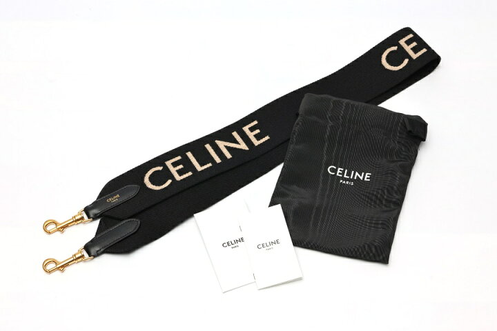 セリーヌ CELINE ジャカード ロングストラップ/ウール 49S012AEP.09GW  