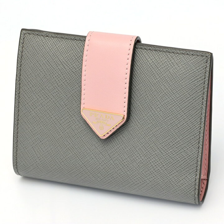 楽天市場】【中古】 プラダ / PRADA サフィアーノタブ 折り財布  
