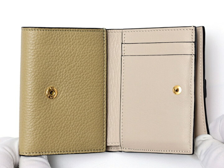 楽天市場】【中古】 ロエベ / LOEWE トライフォールド ウォレット 三  