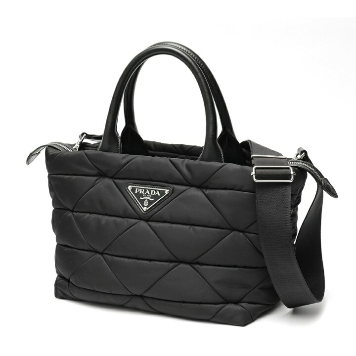 楽天市場】【中古】 プラダ / PRADA ミディアム パデッド Re-Nylon x  