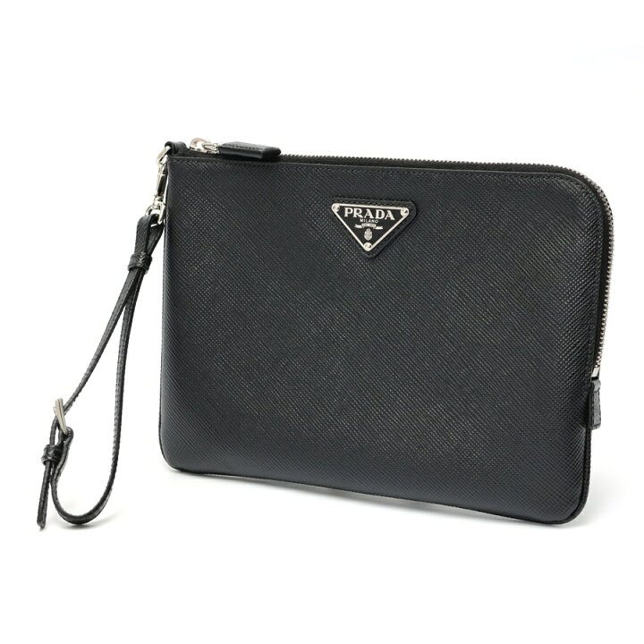 プラダ PRADA VELA ポーチ バッグ ナイロン サフィアーノレザー  