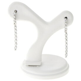 【中古】K18WG　ピアス　ダイヤモンド0.16ct./0.16ct.　A-159635　新入荷