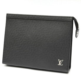 【中古】 ルイヴィトン / LOUIS VUITTON ポシェット ヴォワヤージュ / クラッチバッグ M30450　タイガ レザー　ブラック 商品番号 S-159933　新入荷