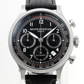 【中古】 ボームアンドメルシエ BAUME & MERCIER　ケープランド 65687　ブラック　自動巻き 商品番号 70258　新入荷