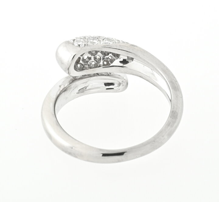 楽天市場】ブルガリ アストレア リング 750(K18WG) ダイヤモンド # 8  