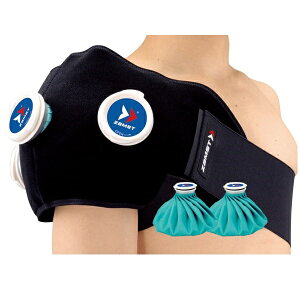 ZAMST ザムスト アイシングセット IW-2セット(アイシング用サポーター+氷のう:ブルーL×2個)アイシング サポーター スポーツ 熱中症対策 冷却 冷やす 患部 捻挫 傷 怪我 クールダウン 筋肉