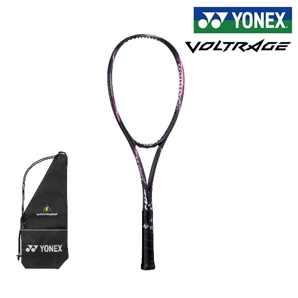YONEX ヨネックス ソフトテニスラケット VOLTRAGE 5V（ボルトレイジ5V）VR5V（218：パープル/ピンク）前衛タイプ  ネットプレーヤー ボレー ボレータイプ 軟式ラケット 軟式テニスラケット 軟式テニス ソフトテニス | トーモンスポーツ　楽天市場店