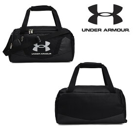 UNDER ARMOUR アンダーアーマー UA アンディナイアブル 5.0 ダッフルバッグ（XSサイズ）23L（トレーニング/UNISEX）ブラック ダッフルバッグ ボストンバッグ ショルダーバッグ 肩掛け ジム 部活 合宿 遠征 旅行 出張 マルチスポーツ トレーニングバッグ スポーツバッグ