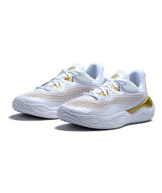 UNDER ARMOUR アンダーアーマー バスケットシューズ カリー スプラッシュ 24 AP（バスケットボール/UNISEX）3027262（101：White / Halo Gray）CURRY シグネチャーモデル バッシュ バスケットボールシューズ UAバッシュ 学生 一般 男バス 女バス ステフィン カリー NBA