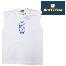 オンザコート BALL LINE ボールライン バスケット スリーブレスシャツ BT2606 ホワイト ノースリ ノースリーブ 練習着 ボールラインノースリーブ ボールラインノースリーブシャツ ボールラインスリーブレス ボールラインスリーブレスシャツ