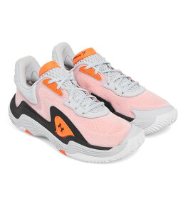 50%OFF!【25年NEW】UNDER ARMOUR アンダーアーマー バスケットシューズ UA スポーン 7(バスケットボール/UNISEX) 3028461(100:Halo Gray / Ares Red / Black)スポーンシリーズ バッシュ バスケシューズ バ