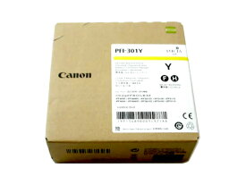 キャノン PFI-301Y イエロー 純正品■未開封未使用品　在庫あり即納■推奨使用期限2021年10月【中古】