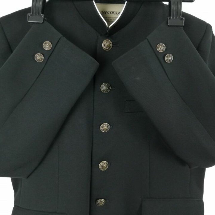 楽天市場】学生服 学ラン 155A 男子 上着 標準型学生服 ラウンドカラー 