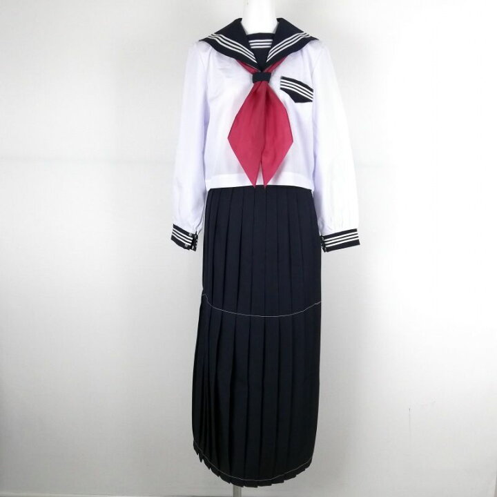 楽天市場】新品 スケバン 中間 セーラー服 ロングスカート ヤンキー 白 