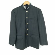 学生服 学ラン 175A 男子 カンコー 上着 丸洗い可 ウール混 延岡星雲高校 学校指定制服 ラウンドカラー …