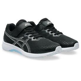 白底 小学生 通学 アシックス キッズ レーザービーム RJ-MG-GW 1154A202 ブラック/グレー ASICS KIDS LAZERBEAM RJ-MG-GW BLACK/GREY