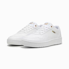PUMA COURT CLASSICプーマ コートクラシックホワイト/ゴールド 395018-01【楽ギフ_包装選択】【楽ギフ_のし宛書】【smtb-TD】【yokohama】