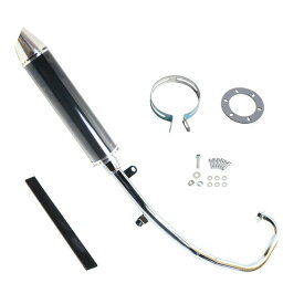 【期間限定！10％OFFクーポン配布中！】 YBR125 G K KG マフラー ヤマハ レーシングタイプ フルエキ サイレンサー ブラック フルストレート ストリート系 クロームメッキ 仕様 YAMAHA