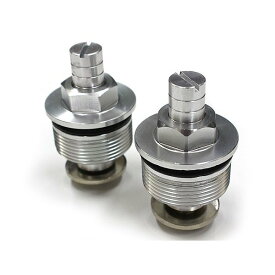 CBX400F CBX400F CBR400F CBX550F イニシャルアジャスター 銀 シルバー 35mmフロントフォーク 減衰力 セッティングパーツ バイクパーツ