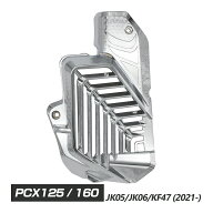 PCX125 PCX160 JK05 JK06 KF47 メッキ ラジエーターカバー ラジエターカバー コアガード 外装 カスタム …