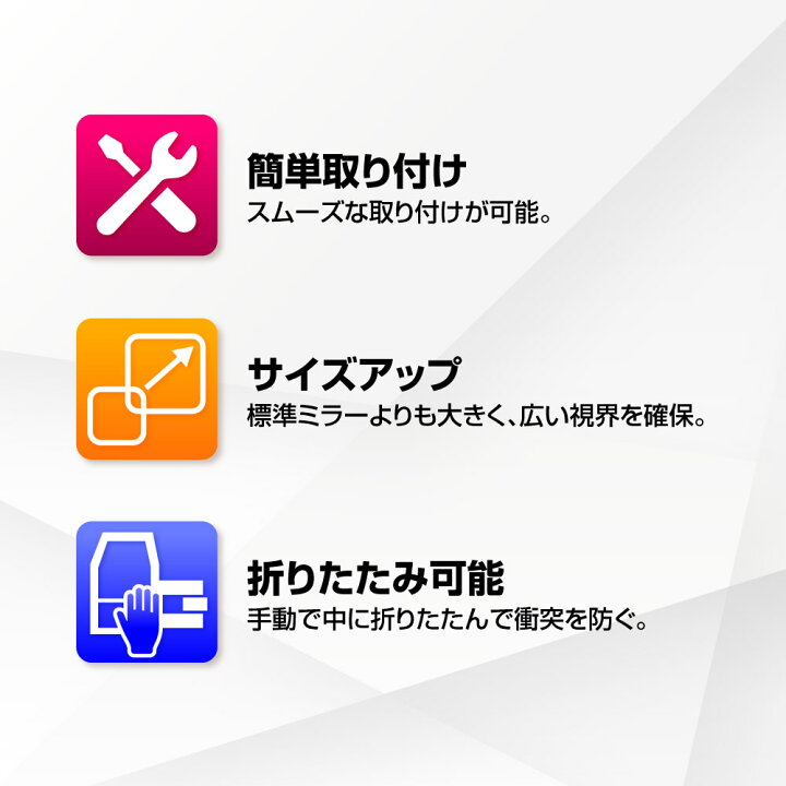 楽天市場】ランクル70 トーイング ミラー カスタム ドレスアップ 牽引 