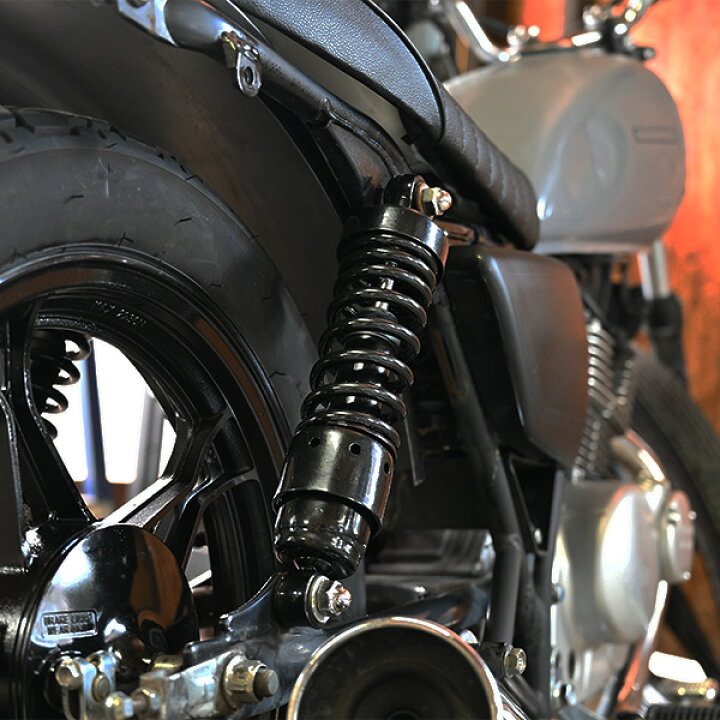 楽天市場】ヤマハ SR400 SR500 リアサスペンション ブラック 