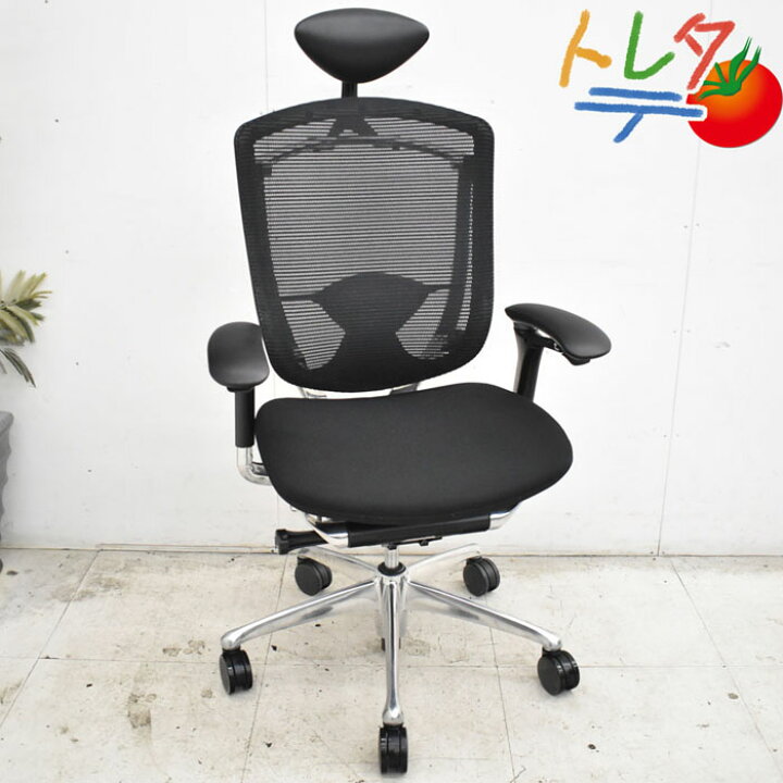 楽天市場】【中古】 オカムラ コンテッサ チェア ヘッドレスト 付き  