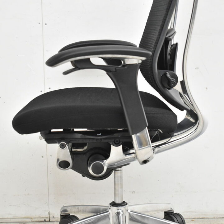 楽天市場】【中古】 オカムラ コンテッサ チェア ヘッドレスト 付き  