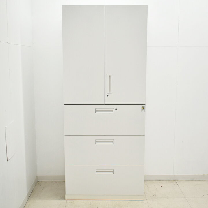 楽天市場】【中古】コクヨ エディア ユニット書庫 両開き＋3段 