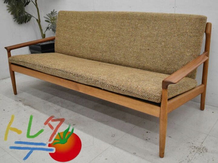 楽天市場】【中古】 HIKE Bovenkamp 3人掛けソファ 布張り W1710 