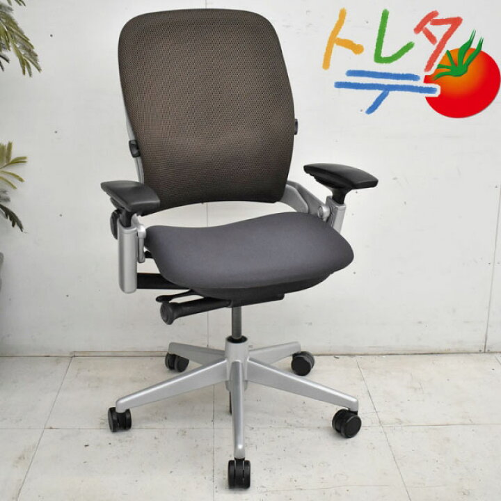 楽天市場】【中古】 スチールケース リープチェア V2 Leap 3Dニット 