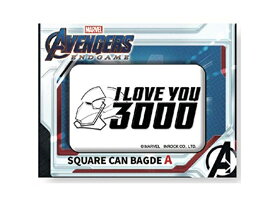 マーベル アベンジャーズ エンドゲーム Avengers: Endgame / IBA-168 スクエア缶バッジA