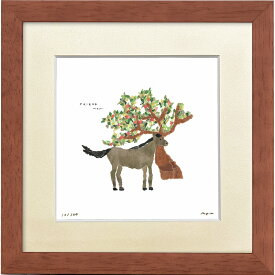 ジークレー版画 額装絵画 mem 「FRIEND」 200角
