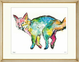 ジークレー版画 額装絵画 HANAI 「キツネ」 太子