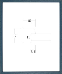 額縁 デッサン用額縁 木製フレーム 5915 グレー ブラック ブルー レッド サイズ インチ 〜 太子