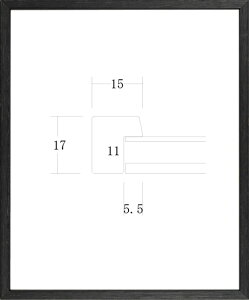 額縁 デッサン用額縁 木製フレーム 5915 グレー ブラック ブルー レッド サイズ インチ 〜 八ッ切