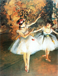 絵画 複製名画 キャンバスアート 世界の名画シリーズ エドガー・ドガ 「二人のバレリーナ」 サイズ SM 〜 25号