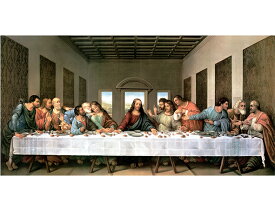 絵画 複製名画 キャンバスアート 世界の名画シリーズ レオナルド・ダ・ヴィンチ 「 最後の晩餐 」 サイズ 3号