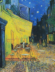絵画 複製名画 キャンバスアート 世界の名画シリーズ ヴィンセント・ヴァン・ゴッホ 「 夜のカフェテラス 」 サイズ 3号
