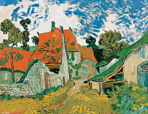 絵画 複製名画 キャンバスアート 世界の名画シリーズ ヴィンセント・ヴァン・ゴッホ 「 オーベルの道 」 サイズ SM 〜 20号