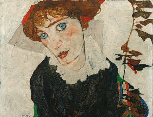絵画 複製名画 キャンバスアート 世界の名画シリーズ エゴン・シーレ 「 ヴァリの肖像 」 サイズ SM 〜 8号