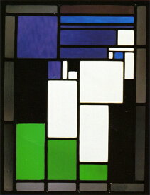 絵画 複製名画 キャンバスアート 世界の名画シリーズ テオファンドースブルフ 「 Stainedglasscomposition"Woman" 」 サイズ 3号