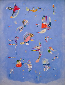 絵画 複製名画 キャンバスアート 世界の名画シリーズ ワシリー・カンディンスキー 「 青い空 」 サイズ 3号