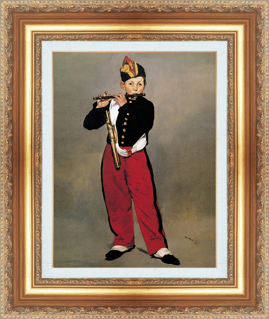 絵画 額縁付き 複製名画 世界の名画シリーズ エドゥアール・マネ 「笛吹く少年」 サイズ 10号 | 絵画 掛軸 額縁屋 ＴＯＵＯ