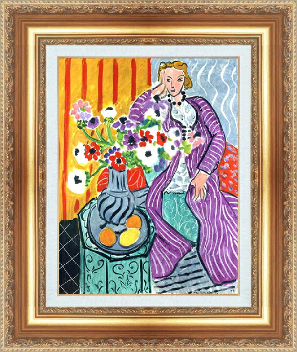 楽天市場】絵画 額縁付き 複製名画 世界の名画シリーズ アンリ 