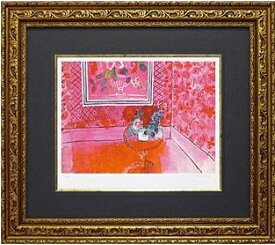 絵画 額縁付き ミュージアムシリーズ ジグレー版画 ラウル・デュフィ「バラ色の人生」 MW-18061-新品