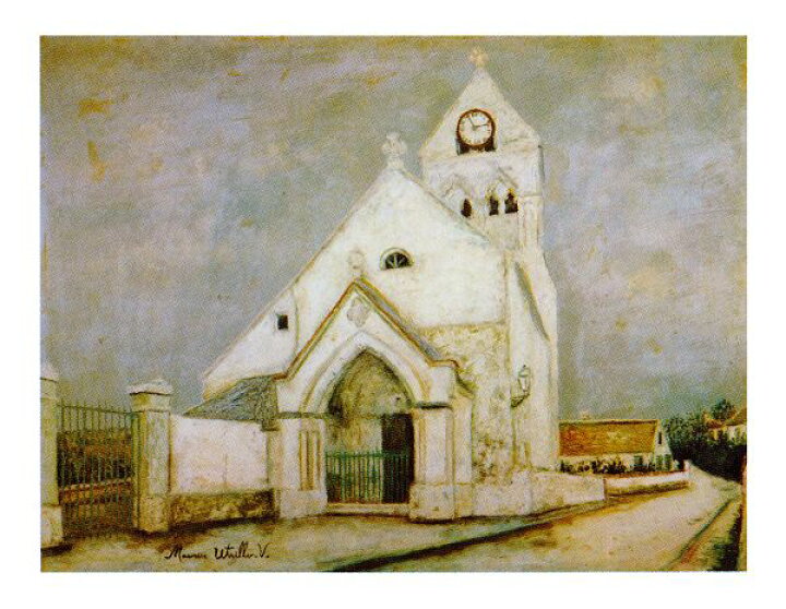 楽天市場】絵画 名画 複製画 フレーム 額縁付 モーリス・ユトリロ 