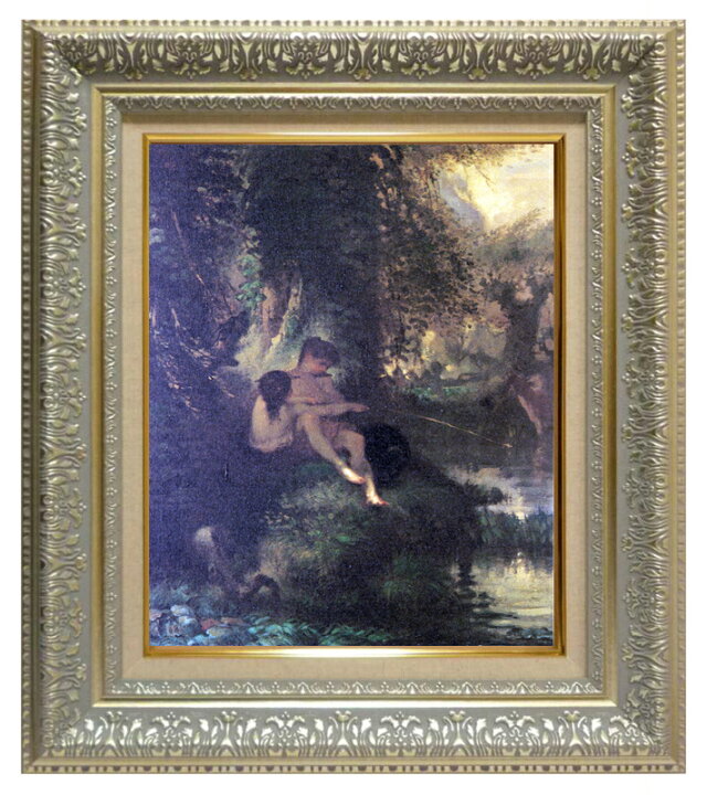 楽天市場】絵画 名画 複製画 額縁付(MJ108N-G) ジャン・フランソワ 